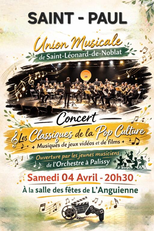 Affiche du concert du 4 avril