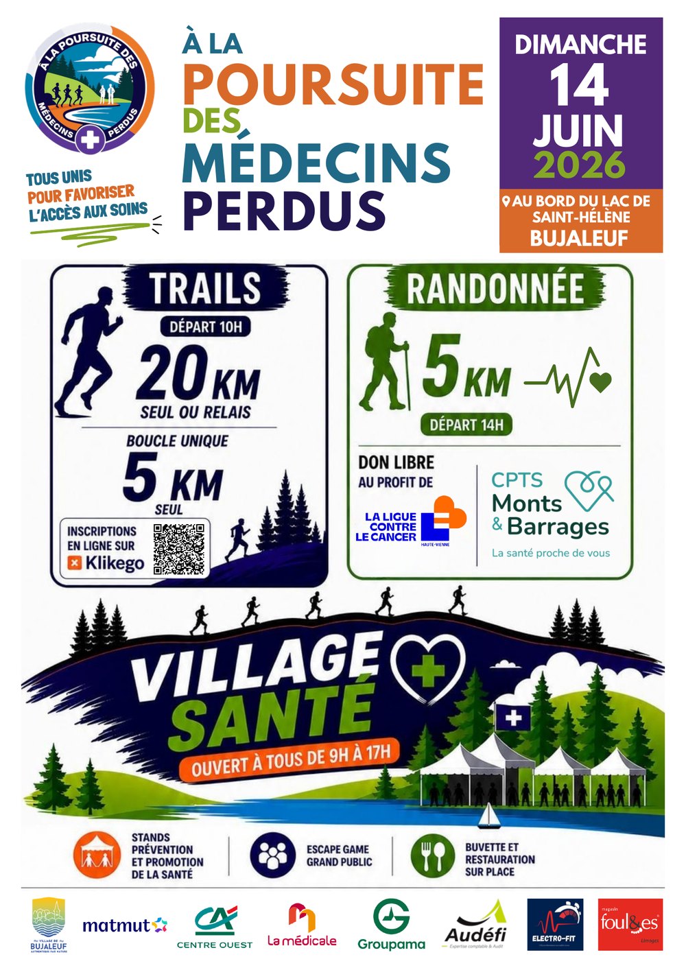Affiche À la poursuite des médecins perdus