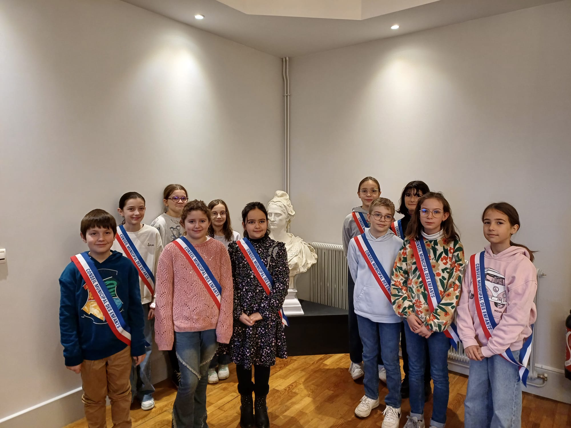 Photo du conseil municipal des enfants de Saint-Paul