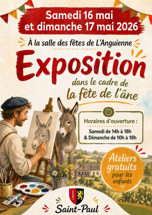 Exposition dans le cadre de la Fête de l'âne
